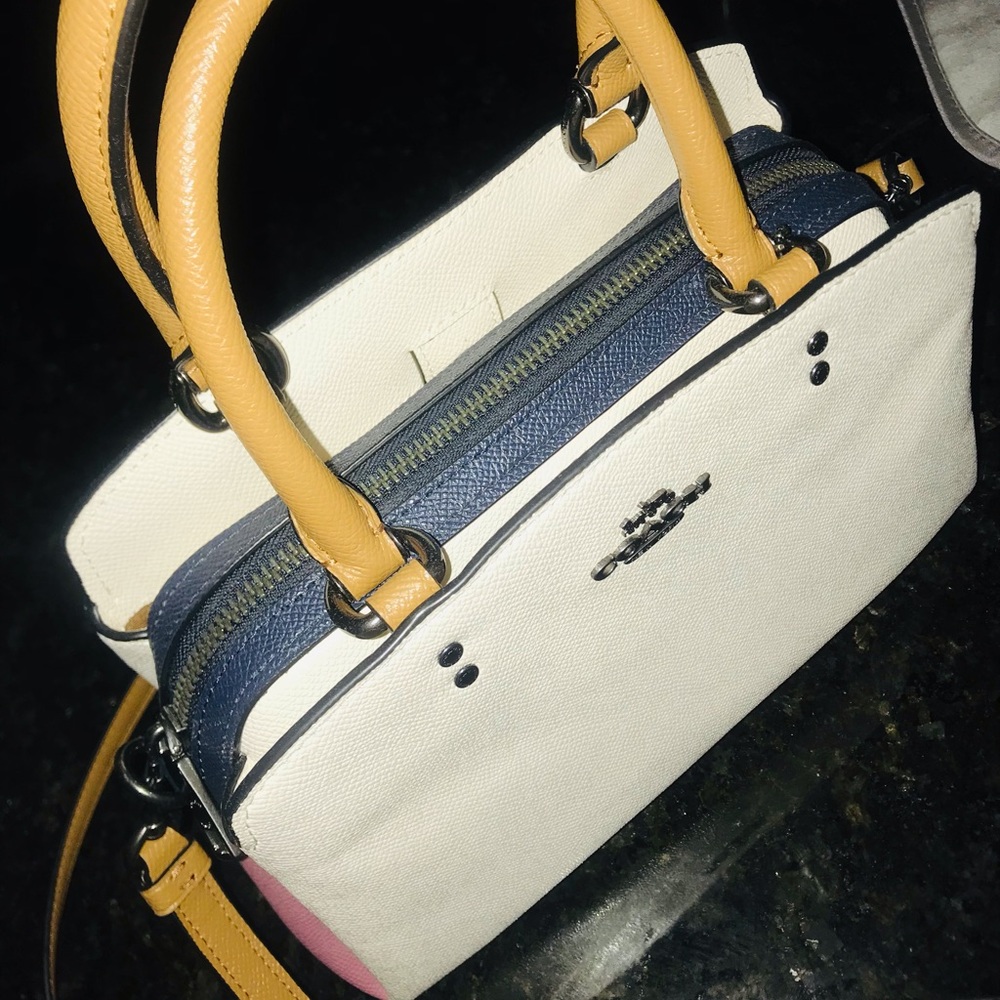 COACH MINI LILLIE CARRYALL IN COLORBLOCK